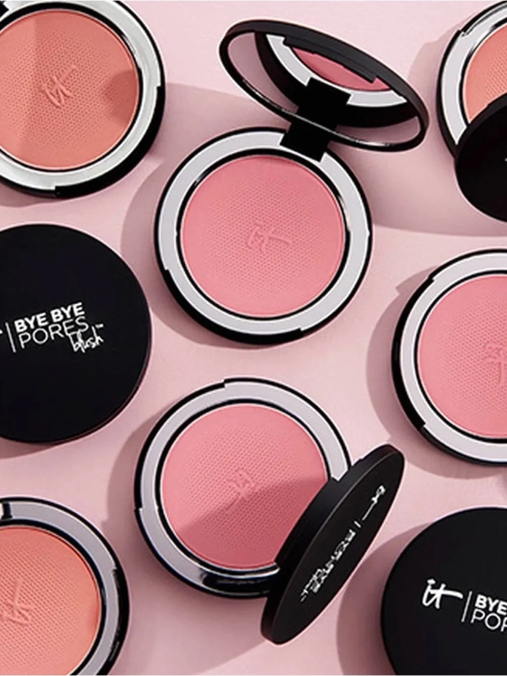 IT Cosmetics Bye Bye Pores Blush -  Compact shade LOVE- used once with brush